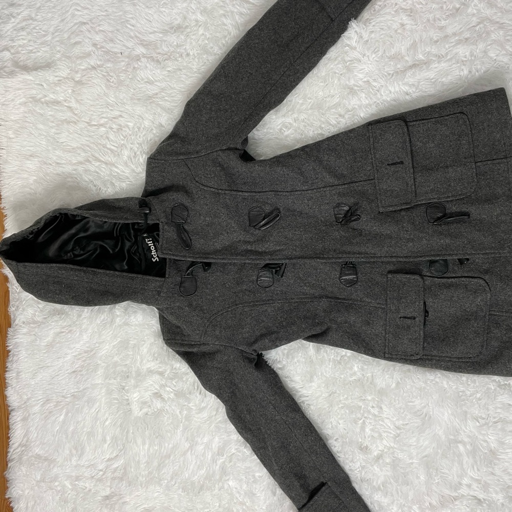 Grey Pea coat